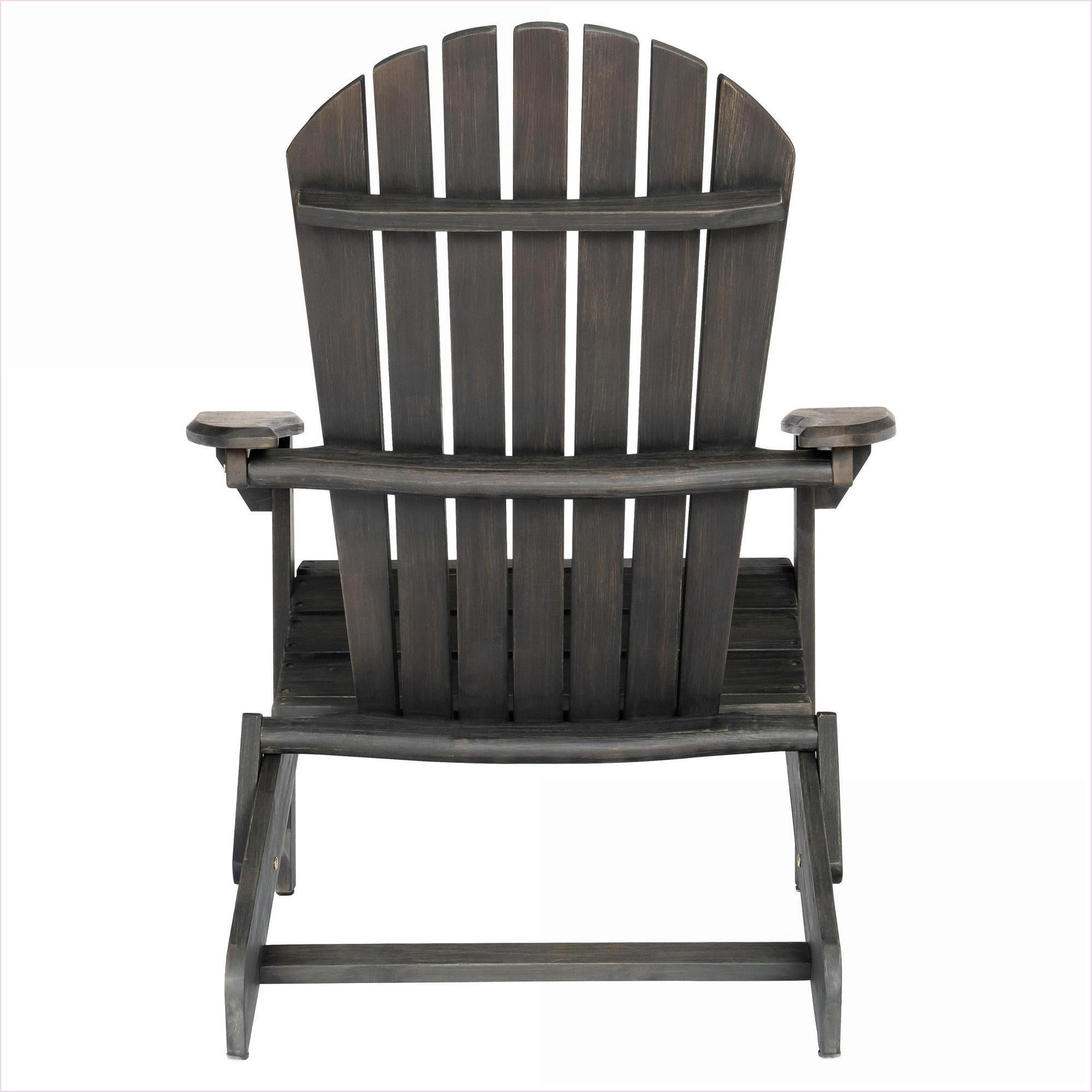 Outdoor Adirondack Chair | Rustic Foldable for Patio Backyard Porch | Acacia Wood | Slat Back