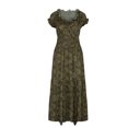 thumbnail image 3 of Kcavykas Robes pour Femmes, Cadeaux de Fête des Mères, Mode Grande Taille Robe Décontractée à Manches Courtes Imprimée Florale Col en V, 3 of 7