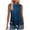 Dark Blue, variant on Womens Tank Tops Sleeveless Round Neck Casual Summer Pullover Blouse Soft Polyester Spandex Comfortable Loose Fit Fashion Top for Daily Wear