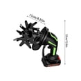 thumbnail image 2 of Outdor 2 In 1 Cordless Tiller And Cultivator With Extension Pole 20V Lightweight Handheld Garden For Soil And Trenching Battery Included, 2 of 5