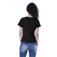 thumbnail image 3 of Moomaya T-shirt Col Rond pour Femmes Manches Courtes Poche à Sequins - BC, 3 of 6