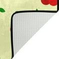 thumbnail image 4 of Coolnut Cherry On Yellow Lightweight Carpet Mats, 5'3" x 4' Area Soft Rugs, Floor Mat Rug Home Decoration for Kids Room Living Room, 63"x 48", 4 of 6
