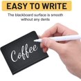 thumbnail image 3 of LLC 20-Pack Mini Double-Sided Black Wood Chalkboard Message Boards for Wedding Dinner Party with Pen, 3 of 4