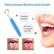 Tongue Scraper Cleaner, BPA Free Sweeper for Healty Oral Care and Adults Kids, Easy to Use, Help Fight Bad Breath