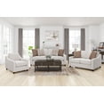 thumbnail image 2 of Christine 3-piece Upholstered Sloped Arm Sofa Set Beige, 2 of 18