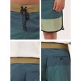 thumbnail image 5 of INSPIRE CHIC Men's Shorts Striped Beach Shorts Color Block Board Surfing Shorts, 5 of 6