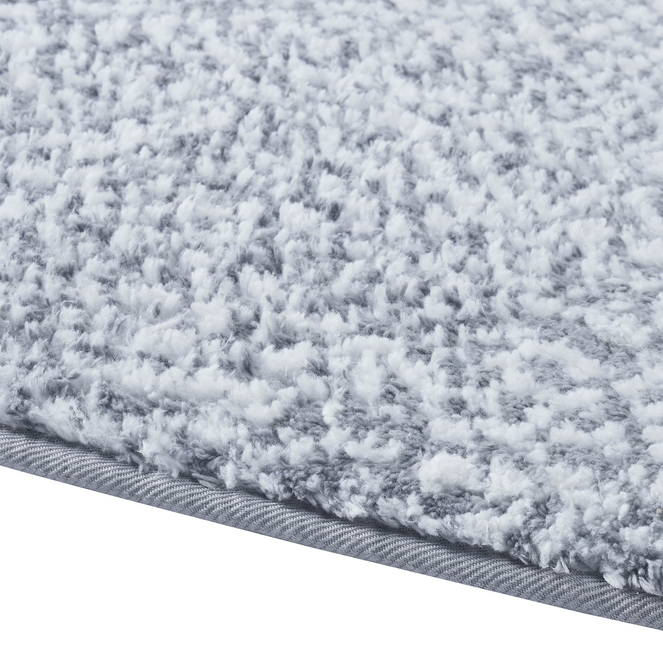 VCNY Home Heathered Grey Memory Foam Bath Rug, 20" x 32"