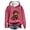 Watermelon Red, variant on Hoodie for Women Highland Cow Graphic Pullover Hooded Sweatshirt Long Sleeve Streetwear Casual Top Fall Spring Outfits Black L