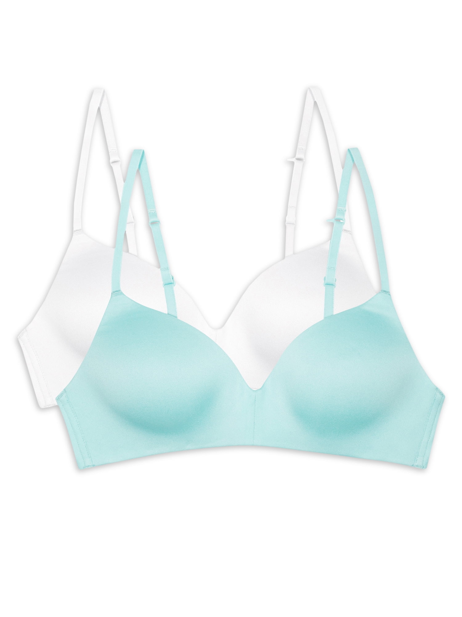 Wonder Nation Girls Wirefree TShirt Bra, 2Pack, Sizes 30A38A