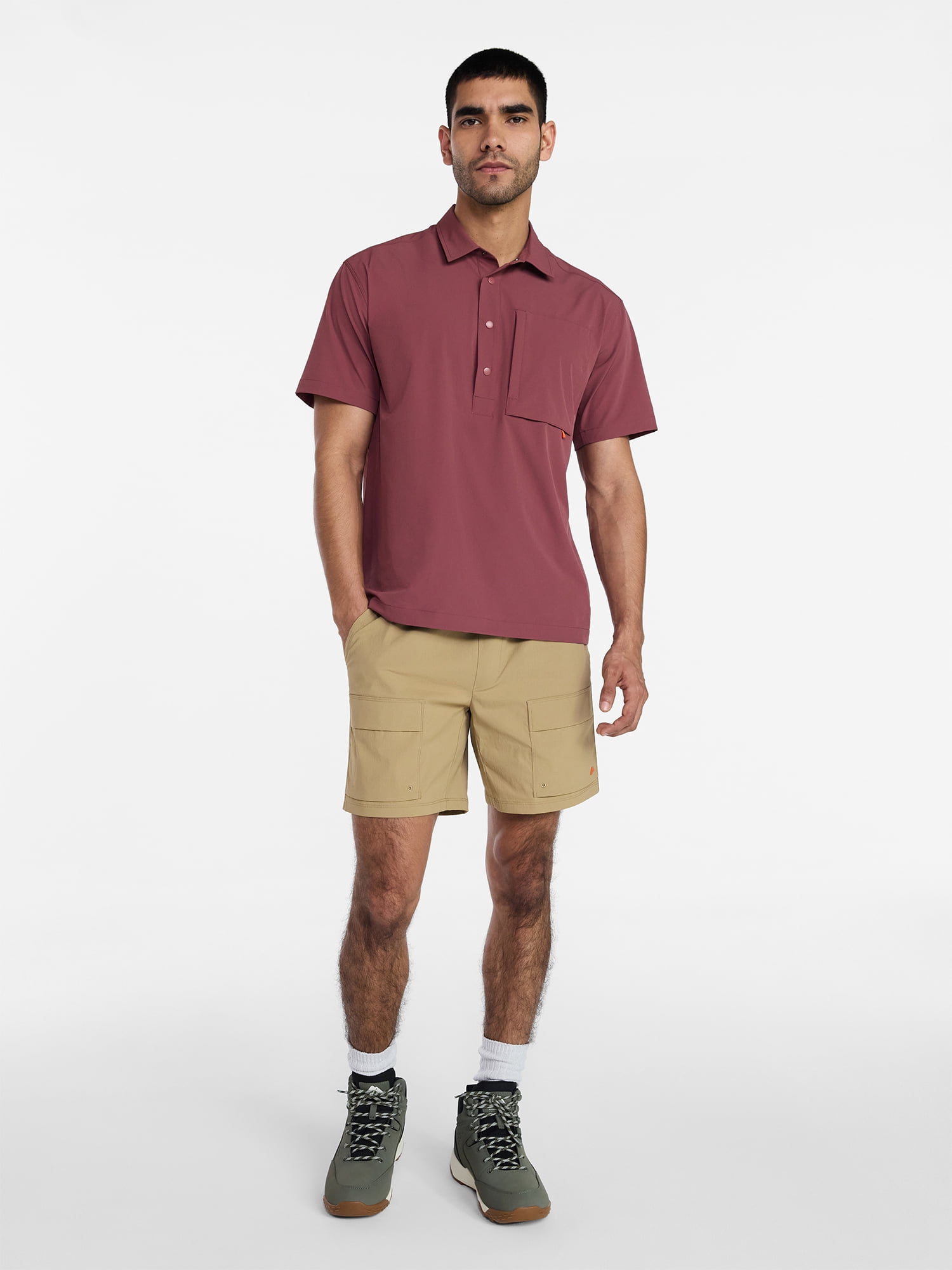 Ozark Trail Men's Cargo Lake to Land Shorts, Sizes S-3XL