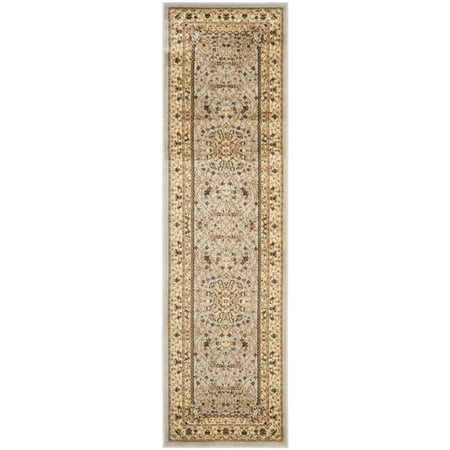 SAFAVIEH Lyndhurst Marie Traditional Runner Rug  Grey/Beige  2 3  x 8 Lyndhurst Rug Collection. Luxurious EZ Care Area Rugs. The Lyndhurst Collection features luxurious  easy care  easy-maintenance area rugs made to add long lasting charm and decorative beauty even in the busiest  high traffic areas of the home. Hand tufted using a blend of soft yet durable synthetic yarns styled in traditional Persian florals  interwoven vines and intricate latticework. Use the Lyndhurst rugs in your home for an elegant and transitional upgrade.