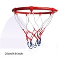 thumbnail image 4 of Panier de Basketball en Acier pour Garçons et Filles, Portable, Résistant aux Intempéries, pour Intérieur et Extérieur, Filet Mural de Maternelle avec 8 Vis de Montage, 25 cm, 4 of 6