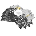 thumbnail image 2 of XMXY Woven Placemats Set of 6 PCS, Grey Abstract Texture Table Mats Washable Heat Resistant Placemats, 2 of 6