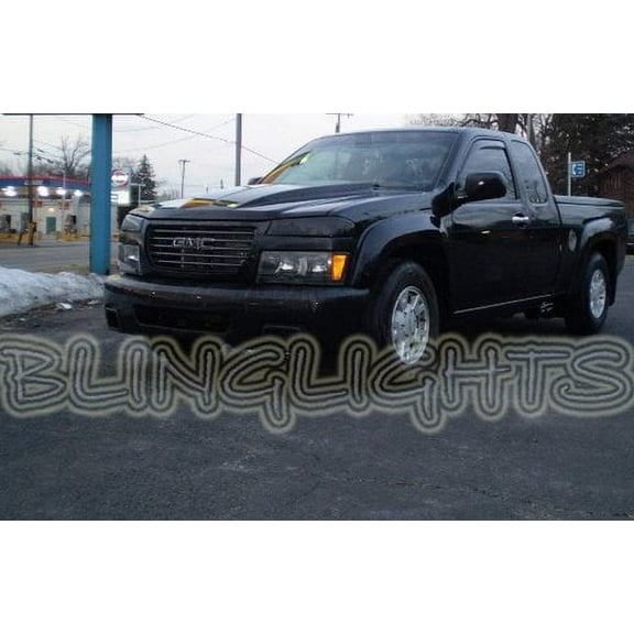 For 2004-2012 GMC Canyon Tinted Smoked Protection Overlays Film for Headlamps Headlights Head Lamps