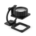 thumbnail image 1 of Magnifier, Quality Lens  Metal Shell Frame Lens Loupe Measure Scale  For Your Daily Using, 1 of 8