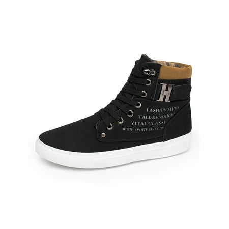 

Gomelly Men High Top Sneakers Lace Up Walking Casual Shoes