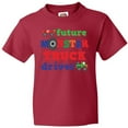 thumbnail image 3 of Inktastic Monster Truck Future Driver Youth T-Shirt, 3 of 5