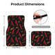 thumbnail image 5 of Balery Hot Chili Juego de 4 Alfombrillas para Auto, Revestimientos de Caucho Resistente, Diseño Antideslizante, 5 of 7