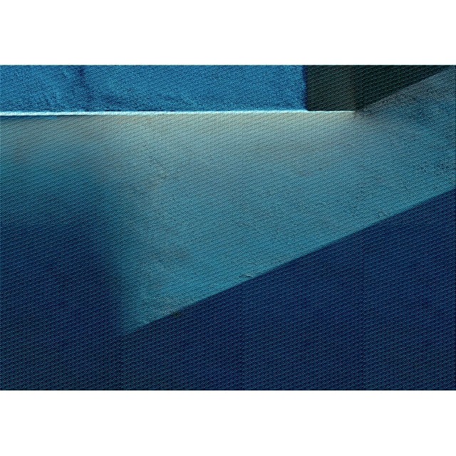 Ahgly Company Indoor Rectangle Patterned Blue Ivy Blue Area Rugs, 8' x 10'
