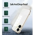 thumbnail image 5 of Compatible with Realme C55 Case for Women Men, Ultra Thin Realme C55 Phone Case Silicone Cute Shockproof Plating Electroplate Soft Cases Cover (White), 5 of 13