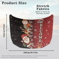 thumbnail image 7 of Uorisanigo Car Hood Cover Polyester Elastic Fabric Welcome Christmas Covers for Car Hood Suitable for Most Automotive Sedans Trucks Pickup Sports Cars, 7 of 7