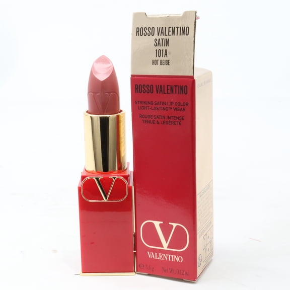 Valentino Rosso Valentino Satin Lip Colour 0.12oz 101A Hot Beige New With Box
