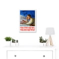 thumbnail image 2 of Shukhman 1958 Soviet Learning Ross Apartment Friends Artwork Framed Wall Art Print A4, 2 of 4