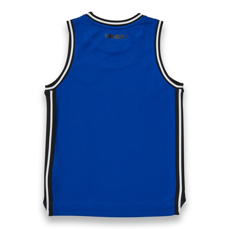 AND1 Boys Airball Mesh Basketball Tank Top, Sizes 4-18 