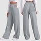 thumbnail image 1 of WILLBEST Pantalones Casuales elegantes para Mujer para Otoño E Invierno: Pantalones Deportivos de Color Liso con Bolsillos, Cordones y Pernera Ancha y Recta. Chica, 1 of 8