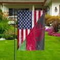 thumbnail image 4 of American Flag USA Malawi Half American Friendship Malawian Patriotic Garden Flag, Double-Sided Decorative Outdoor Flag, Patriotic Polyester Yard Flag 12 x 18 in, 4 of 5