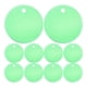 thumbnail image 1 of 25 etiquetas redondas de aleación de aluminio para mascotas, etiquetas en blanco para cachorros, cuerda de tracción, accesorios colgantes para cachorros, osito de peluche, bricolaje (verde), 1 of 5