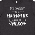 thumbnail image 4 of Inktastic My Daddy is a Firefighter and a Hero Youth T-Shirt, 4 of 5