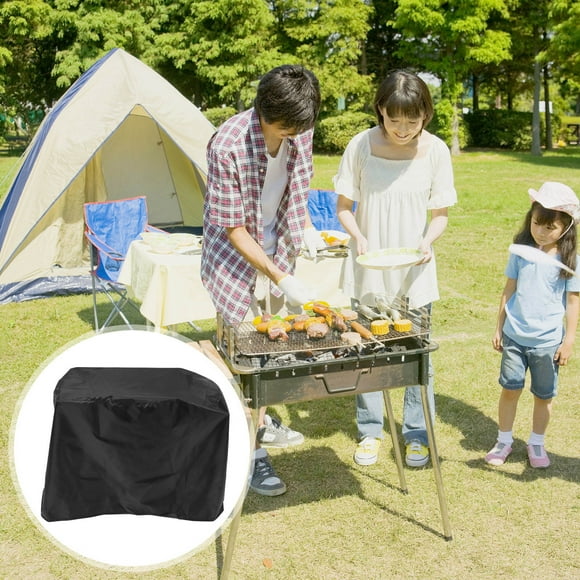 Milisten Funda Para Barbacoa Redonda En Poliéster Impermeable Y Resistente