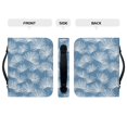 thumbnail image 4 of HELLHERO Blue White Snowflake Bible Cover for Church Outdoor Bible Study, Bookmark Belt Bible Covers PU Leather Zipper Bible Holder, 4 of 12