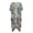 Vibrant Tropical Floral & Palm Leaf Print, variant on HELLHERO Vintage Floral Print Beach Kimono - Lightweight Breathable Swimsuit Cover Up - Elegant Loose Fit for Summer Vacation, Pool & Beach