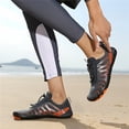 thumbnail image 6 of Wide-Toe Five-Finger Outdoor Water Shoes, Anti-Slip Low-Top Beach & Surfing Shoes for Swimming, Hiking, Yoga, Fitness, Rope Skipping, and Casual Wear, 6 of 9