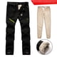 thumbnail image 2 of Pantalones de senderismo desmontables con forro polar para exteriores para hombres y mujeres, pantalones de esquí cálidos de lana de cordero gruesa impermeables para invierno, 2 of 6