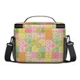 thumbnail image 3 of Lunch Box Pioneer Flower Floral Print Pattern Insulated Lunch Bag for Women Men,Medium Leakproof Lunchbox Cooler Bag Adjustable Strap,10 X 6.7 X 8 Inches, 3 of 6