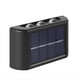 thumbnail image 2 of 4 Piezas Lámpara de Pared Solar Luz con Energía Solar Impermeable para Exteriores Iluminar Hacia Arriba y Hacia Abajo Decoración del Jardín del Hogar Luces Solares,C, 2 of 5
