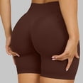 thumbnail image 2 of COMVALUE Women's Workout Impact Shorts 3.6" /4.5" Scrunch Butt Lifting Gym Shorts Yoga Running Biker (Brown, XL), 2 of 7
