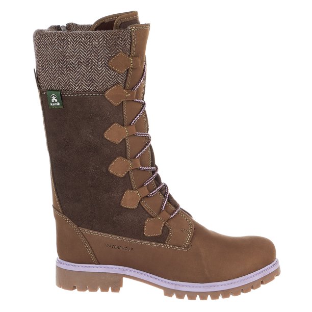 Kamik Kamik Takoda Zipper Hiking Boots Brown Girls 7 Walmart