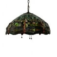thumbnail image 5 of Meyda Lighting 20" Wide Tiffany Hanginghead Dragonfly Pendant, 5 of 6