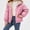 Pink, variant on HAOTAGS Girls Coat (18Months-13Years) Cute Warm Thicken Fleece Hooded Long Sleeves Jacket Yellow Size 4T