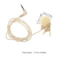 thumbnail image 2 of TABLZONE 2Pcs Beige Lavalier Microphone for Smartphone and Computer Clip on Portable Design, 2 of 7
