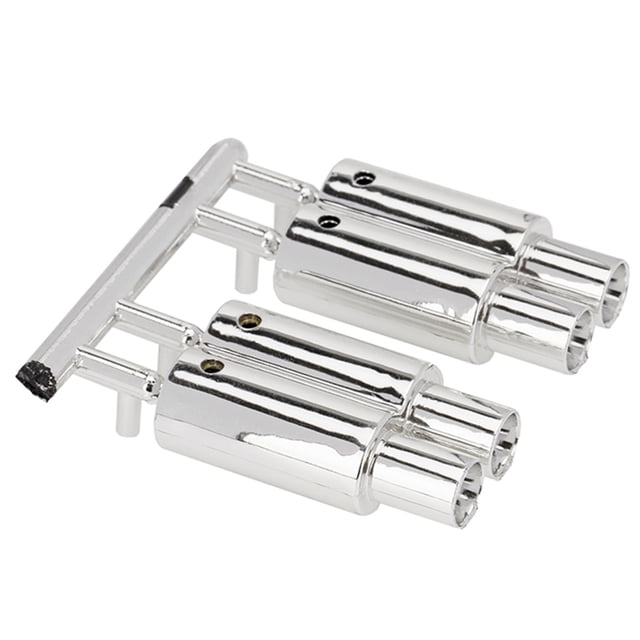 RC Coche Hobby Modelo Doble Extracción Mufflers Mufflers Portable Reemplazar Tubos Decoración desmontable Tubos universales de vehículos ligeros seitruly FN000913-00