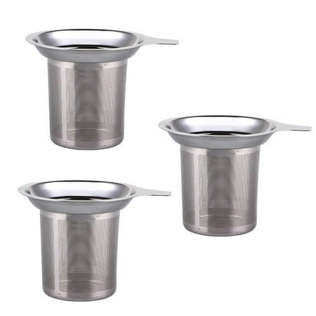 

3PCS Stainless Steel Tea Strainer Reusable Tea Filter for Kitchen Accessories