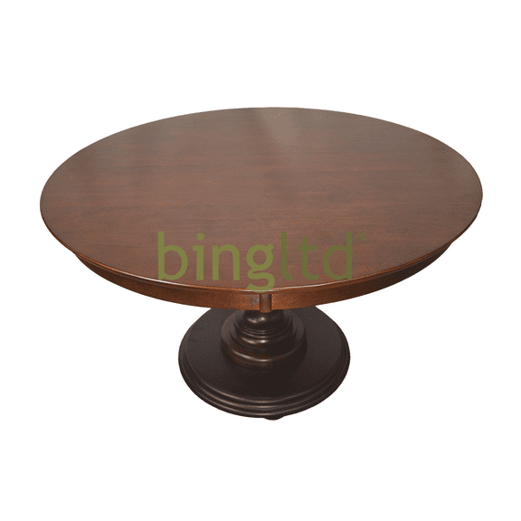 bingltd- 48" x 48" Wide 30" Tall Bradford Acorn Dining Table (TT4801-WALNUT-Bradford-Acorn)