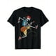 thumbnail image 1 of Men's Retro Skeleton Guitarist Cotton T-Shirt – Soft & Comfortable, Black Casual Crew Neck Short Sleeve Tee, Perfect for Music Lovers & Couples, Regular Fit, 100% Cotton Fabric, Slight Stretc, 1 of 6