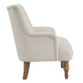 thumbnail image 5 of Armchair Chair, White, Fabric, Living Room Lounge Cafe Lobby Hospitality Restaurant, Modern Contemporary, HB37501, 5 of 9