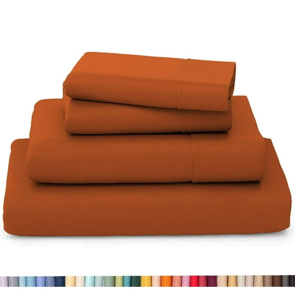 Ultra Soft Wrinkle Resistant Bamboo Sheet Set - 4 Piece Set - 2200 Series